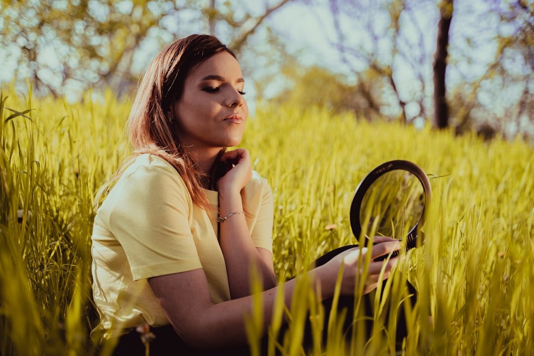 person reflecting on personal growth
